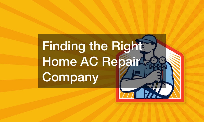 Finding the Right Home AC Repair Company