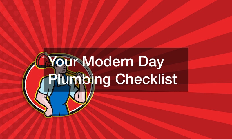 Your Modern Day Plumbing Checklist