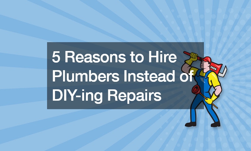 5 Reasons to Hire Plumbers Instead of DIY-ing Repairs